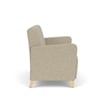 Lesro Ravenna Reception Loveseat in Beige