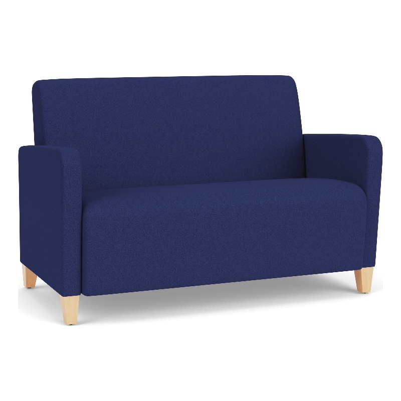 Lesro Ravenna Reception Loveseat in Blue
