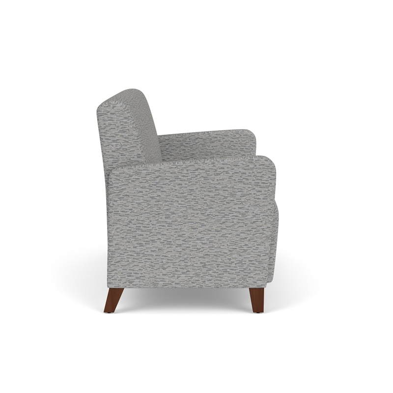 Lesro Ravenna Reception Loveseat in Gray