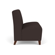 Lesro Ravenna Reception Armless Loveseat in Brown