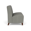 Lesro Ravenna Reception Armless Loveseat in Gray