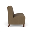 Lesro Ravenna Reception Armless Loveseat in Brown