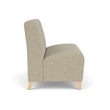 Lesro Ravenna Reception Armless Loveseat in Beige