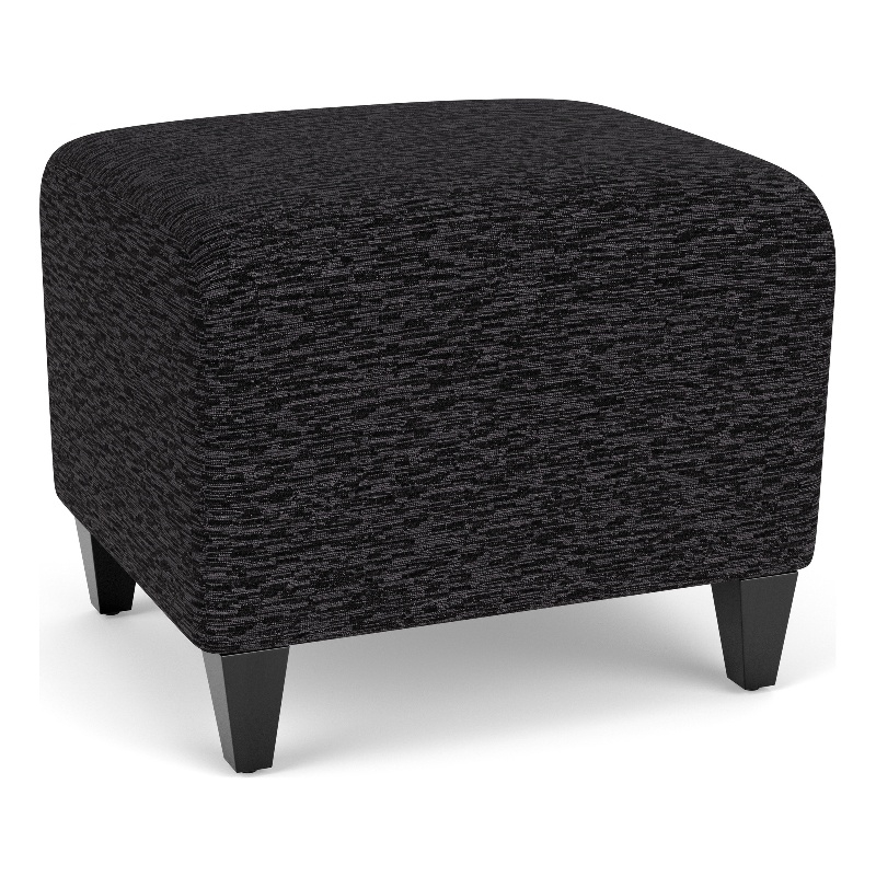 Lesro Ravenna Lounge Reception Ottoman in Black