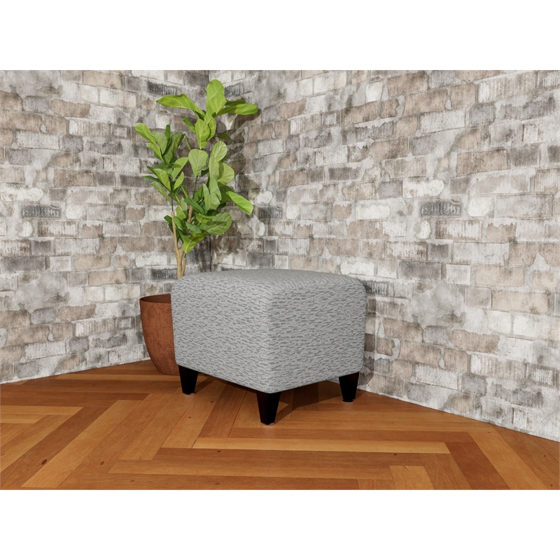 Lesro Ravenna Lounge Reception Ottoman in Gray
