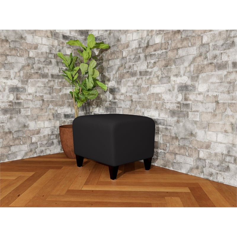 Lesro Ravenna Lounge Reception Ottoman in Black