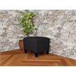 Lesro Ravenna Lounge Reception Ottoman in Black