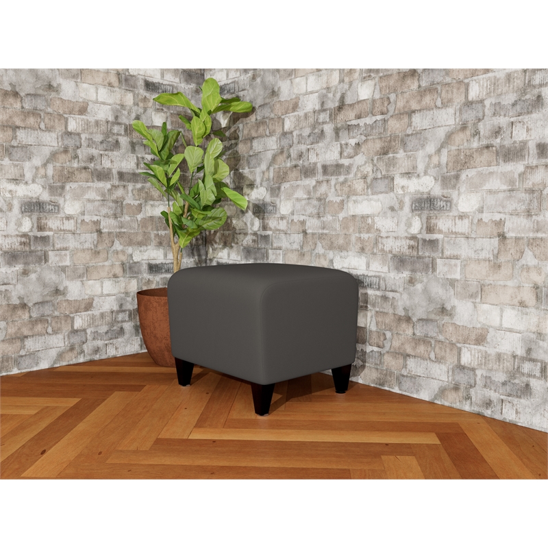 Lesro Ravenna Lounge Reception Ottoman in Gray
