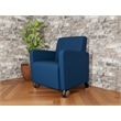 Lesro Ravenna Lounge Reception Guest Chair in Blue