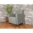 Lesro Ravenna Lounge Reception Guest Chair in Gray