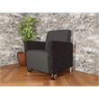 Lesro Ravenna Lounge Reception Guest Chair in Gray