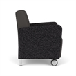 Lesro Ravenna Lounge Reception Guest Chair in Gray