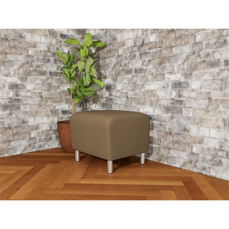 Lesro Ravenna Lounge Reception Ottoman in Brown
