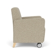 Lesro Ravenna Lounge Reception Guest Chair in Beige