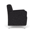 Lesro Ravenna Lounge Reception Guest Chair in Black