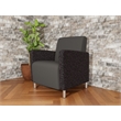 Lesro Ravenna Lounge Reception Guest Chair in Gray