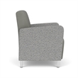 Lesro Ravenna Lounge Reception Guest Chair in Gray