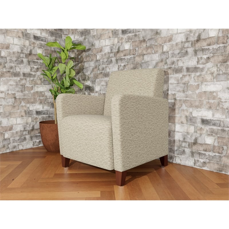 Lesro Ravenna Lounge Reception Guest Chair in Beige