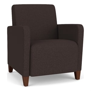 Lesro Ravenna Lounge Reception Guest Chair in Brown