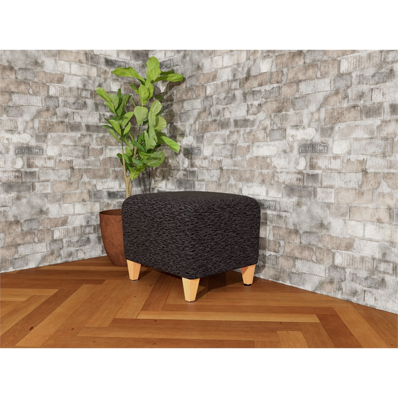 Lesro Ravenna Lounge Reception Ottoman in Black