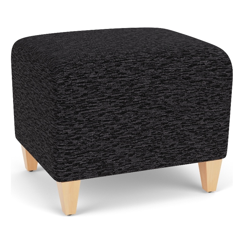 Lesro Ravenna Lounge Reception Ottoman in Black