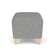 Lesro Ravenna Lounge Reception Ottoman in Gray