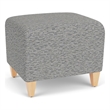 Lesro Ravenna Lounge Reception Ottoman in Gray