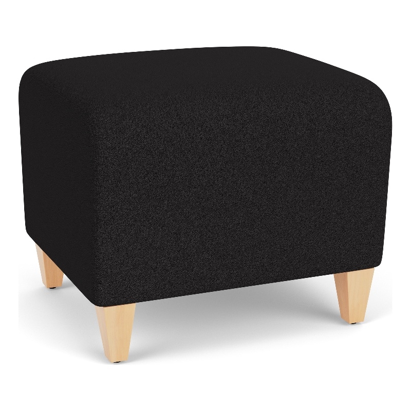 Lesro Ravenna Lounge Reception Ottoman in Black