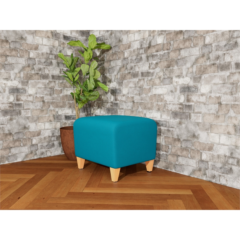 Lesro Ravenna Lounge Reception Ottoman in Teal