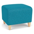 Lesro Ravenna Lounge Reception Ottoman in Teal