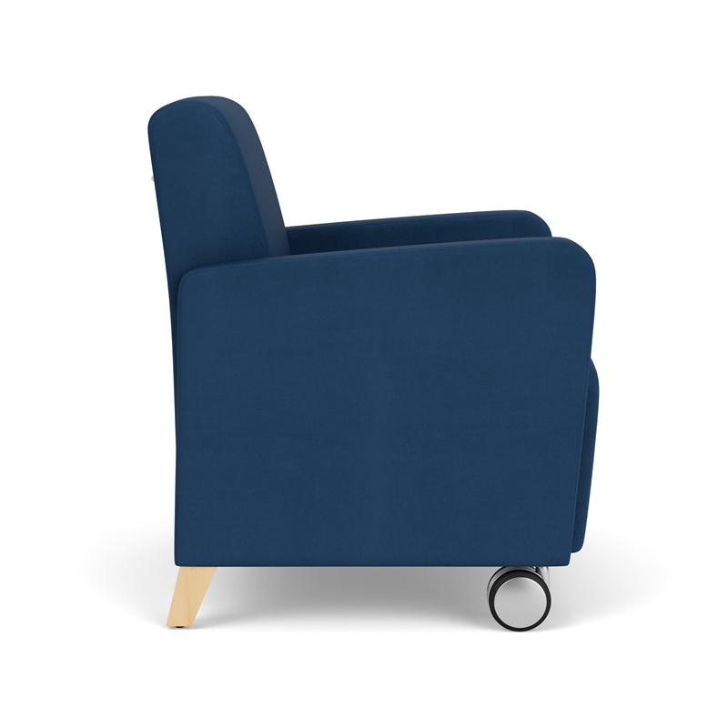 Lesro Ravenna Lounge Reception Guest Chair in Blue