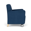 Lesro Ravenna Lounge Reception Guest Chair in Blue
