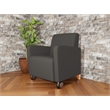 Lesro Ravenna Lounge Reception Guest Chair in Gray