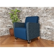 Lesro Ravenna Lounge Reception Guest Chair in Blue