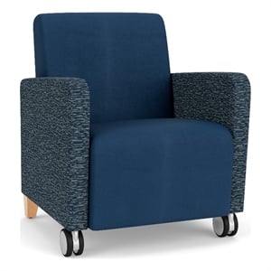 Lesro Ravenna Lounge Reception Guest Chair in Blue