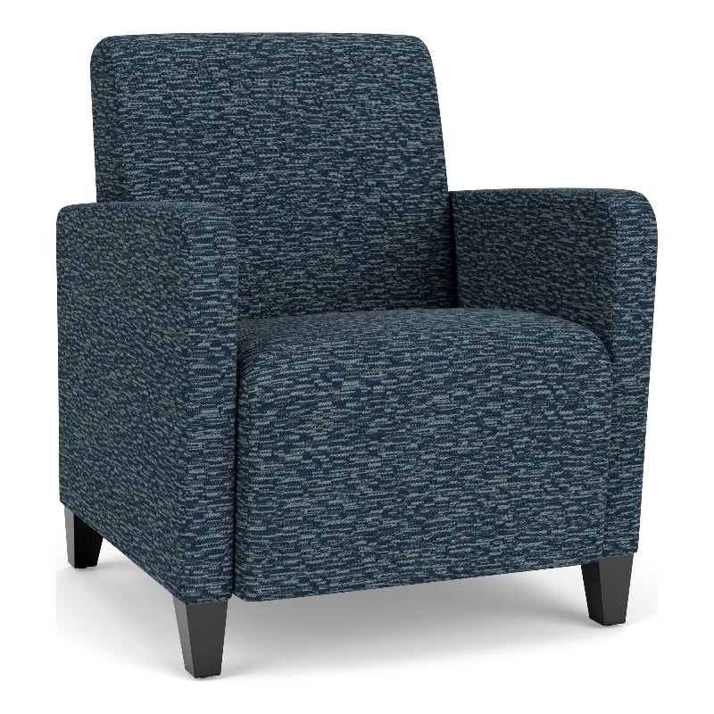 Lesro Ravenna Lounge Reception Guest Chair in Blue
