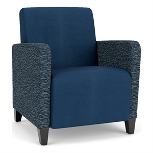 Lesro Ravenna Lounge Reception Guest Chair in Blue