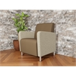 Lesro Ravenna Lounge Reception Guest Chair in Brown