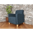 Lesro Ravenna Lounge Reception Guest Chair in Blue