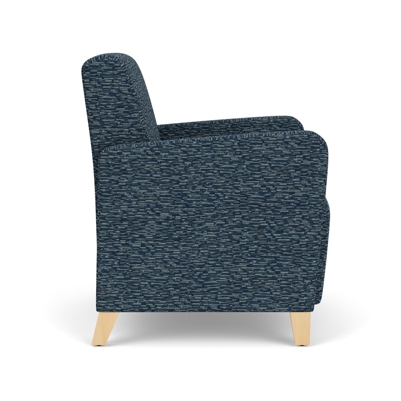 Lesro Ravenna Lounge Reception Guest Chair in Blue