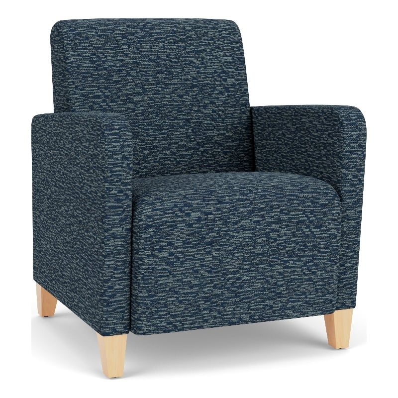 Lesro Ravenna Lounge Reception Guest Chair in Blue