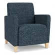 Lesro Ravenna Lounge Reception Guest Chair in Blue