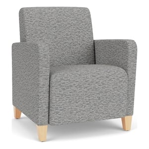 Lesro Ravenna Lounge Reception Guest Chair in Gray