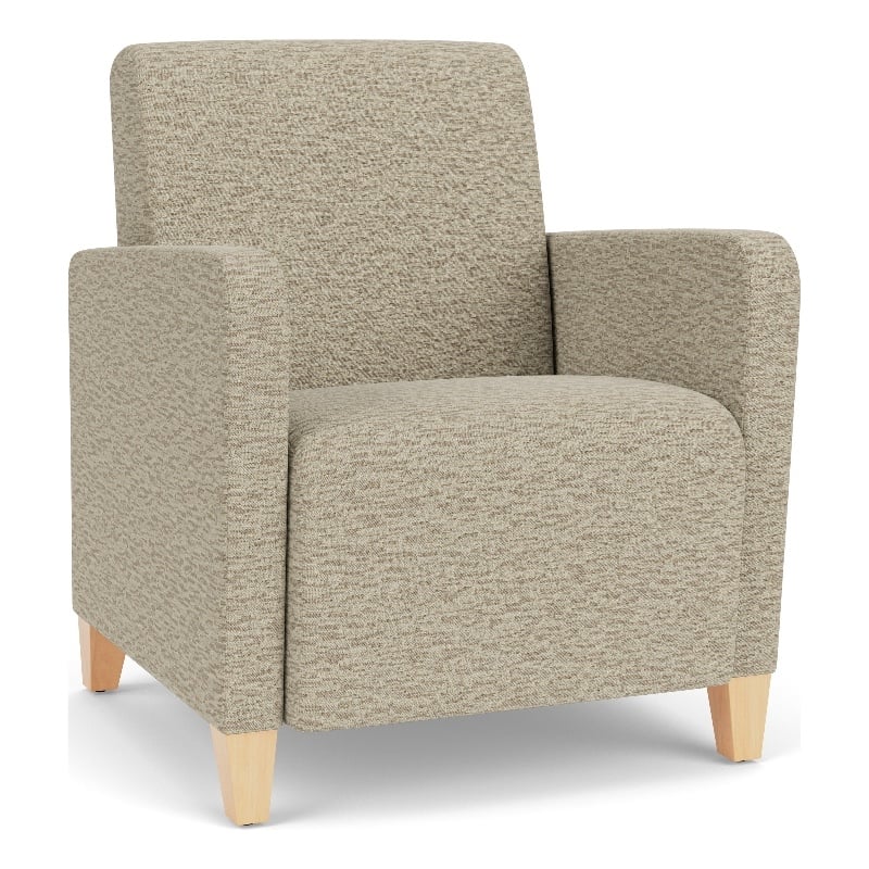 Lesro Ravenna Lounge Reception Guest Chair in Beige