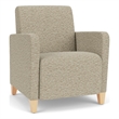Lesro Ravenna Lounge Reception Guest Chair in Beige