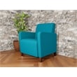 Lesro Ravenna Lounge Reception Guest Chair in Teal
