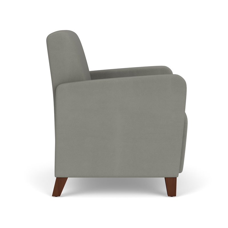 Lesro Ravenna Lounge Reception Guest Chair in Gray