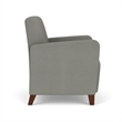 Lesro Ravenna Lounge Reception Guest Chair in Gray