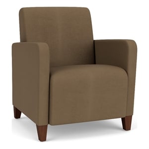 Lesro Ravenna Lounge Reception Guest Chair in Brown