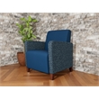 Lesro Ravenna Lounge Reception Guest Chair in Blue